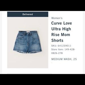 Curve Love Ultra High Rise Mom Shorts